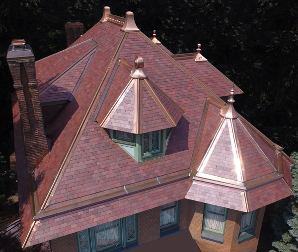 How To Identify Your Roof Slate - New York red  slate roof.