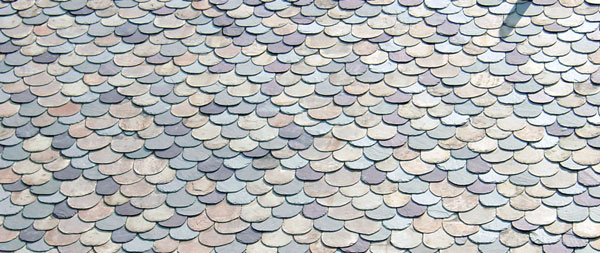 Slate Roof Central - Styles of Slate Roof Installations - staggered butt slate roof